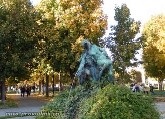 Фольксгартен - народный сад в вене Вена народный парк